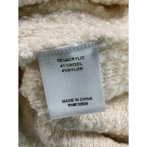 Grlfrnd 'Maeko Boucle' White Turtleneck Dress Size M - NWT - Picture 5 of 5